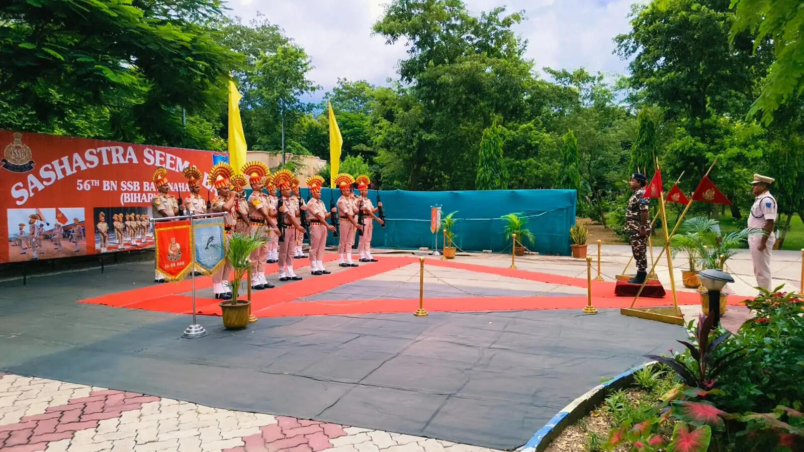 पूर्णिया रेंज के एसएसबी के डीआईजी ने 56वीं बटालियन में बैडमिंटन एवं टेबल टेनिस हॉल का किया उद्घाटन