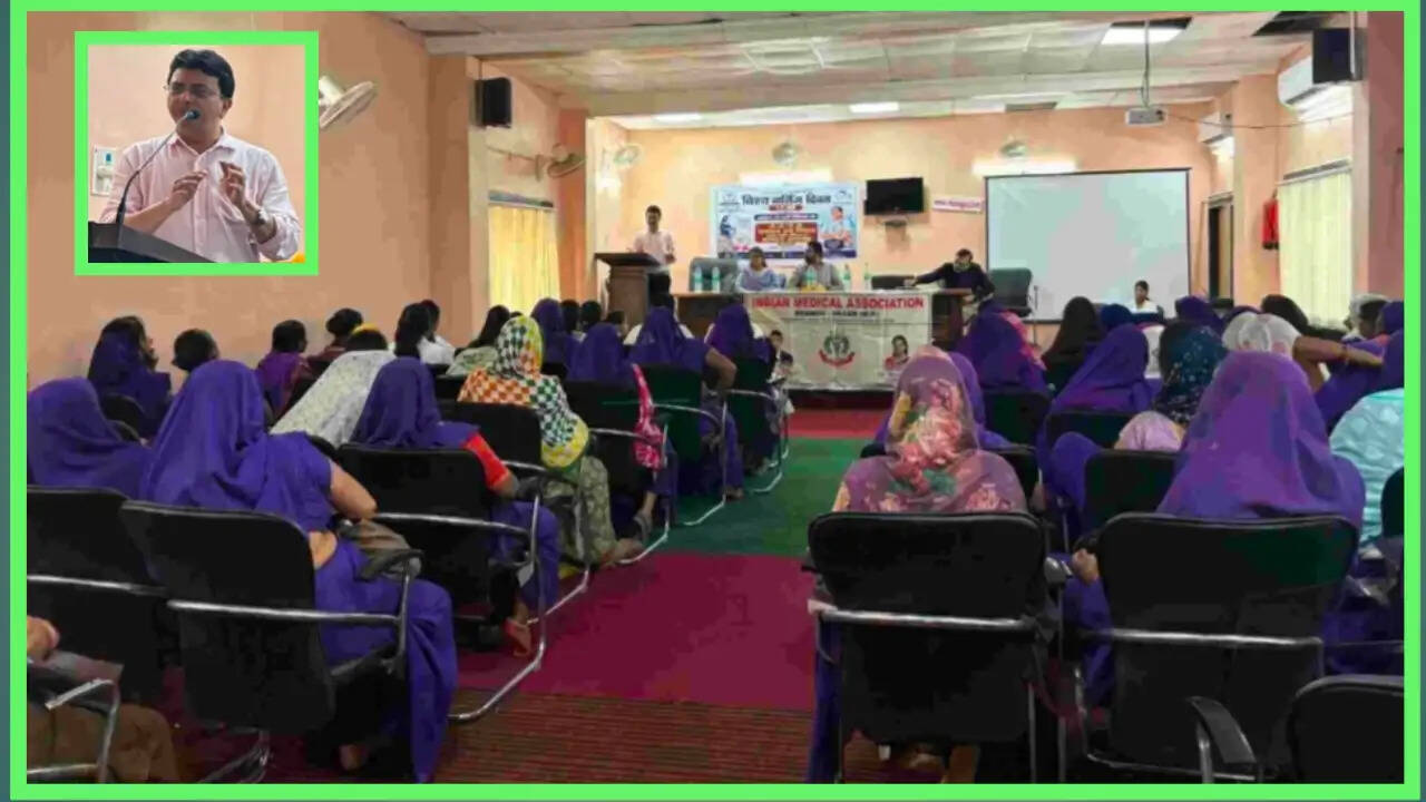 सागरः रहली में लगाया विशेष जागरूकता और स्वास्थ्य शिविर, इनहेलर के भ्रम को किया दूर