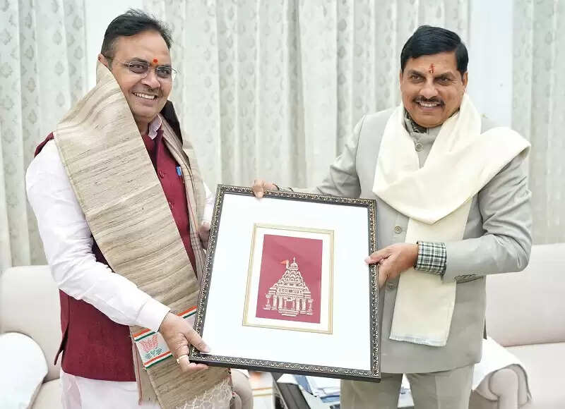 मप्र के मुख्यमंत्री डॉ. यादव जयपुर पहुंचे, राजस्थान के मुख्यमंत्री भजनलाल ने किया स्वागत