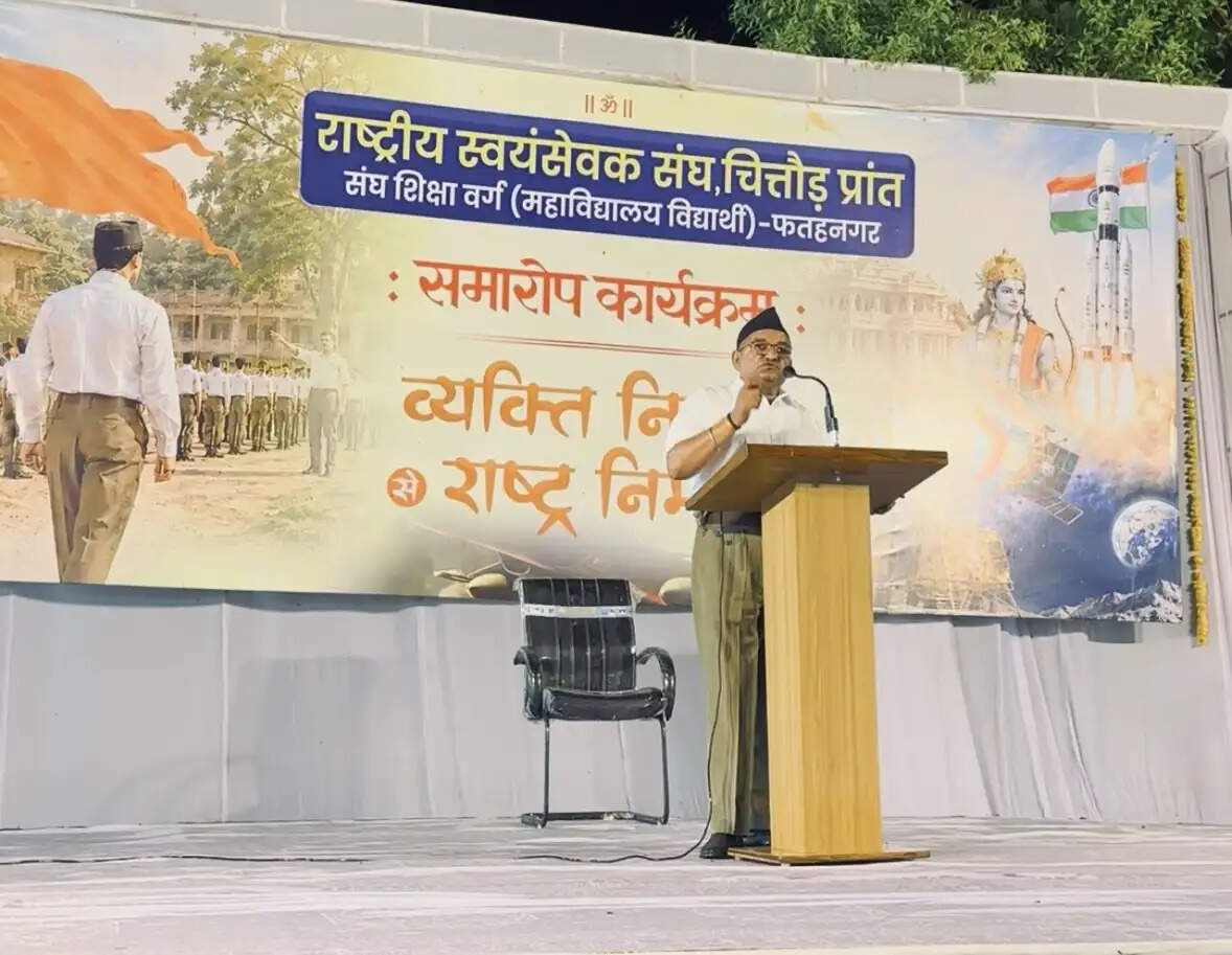 राष्ट्र के लिए समर्पित व्यक्तित्व निर्माण की कार्यशाला है संघ शिविर — निम्बाराम