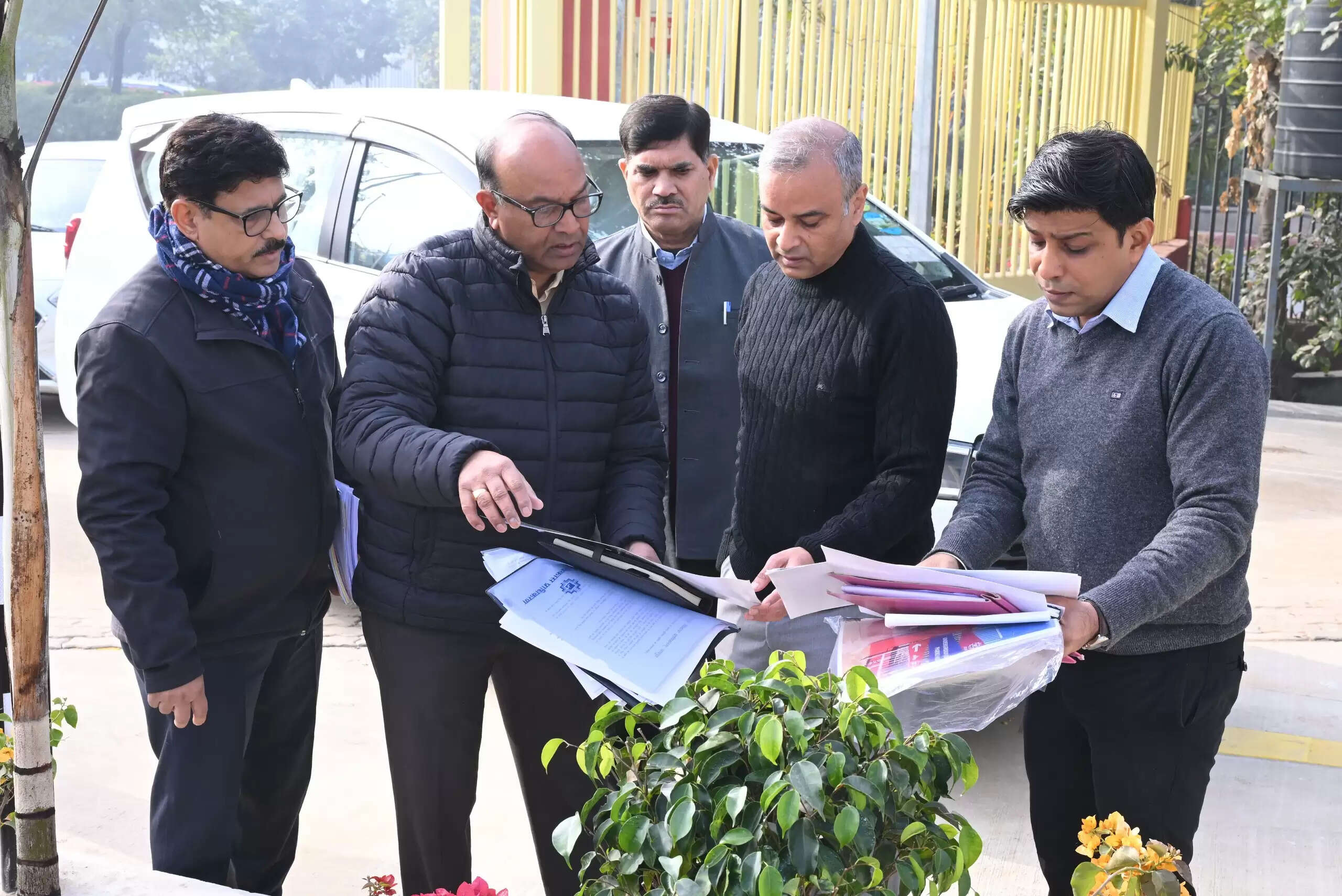 जेडीसी ने किया आईपीडी टावर एवं रामबाग गोल्फ क्लब पार्किंग का निरीक्षण