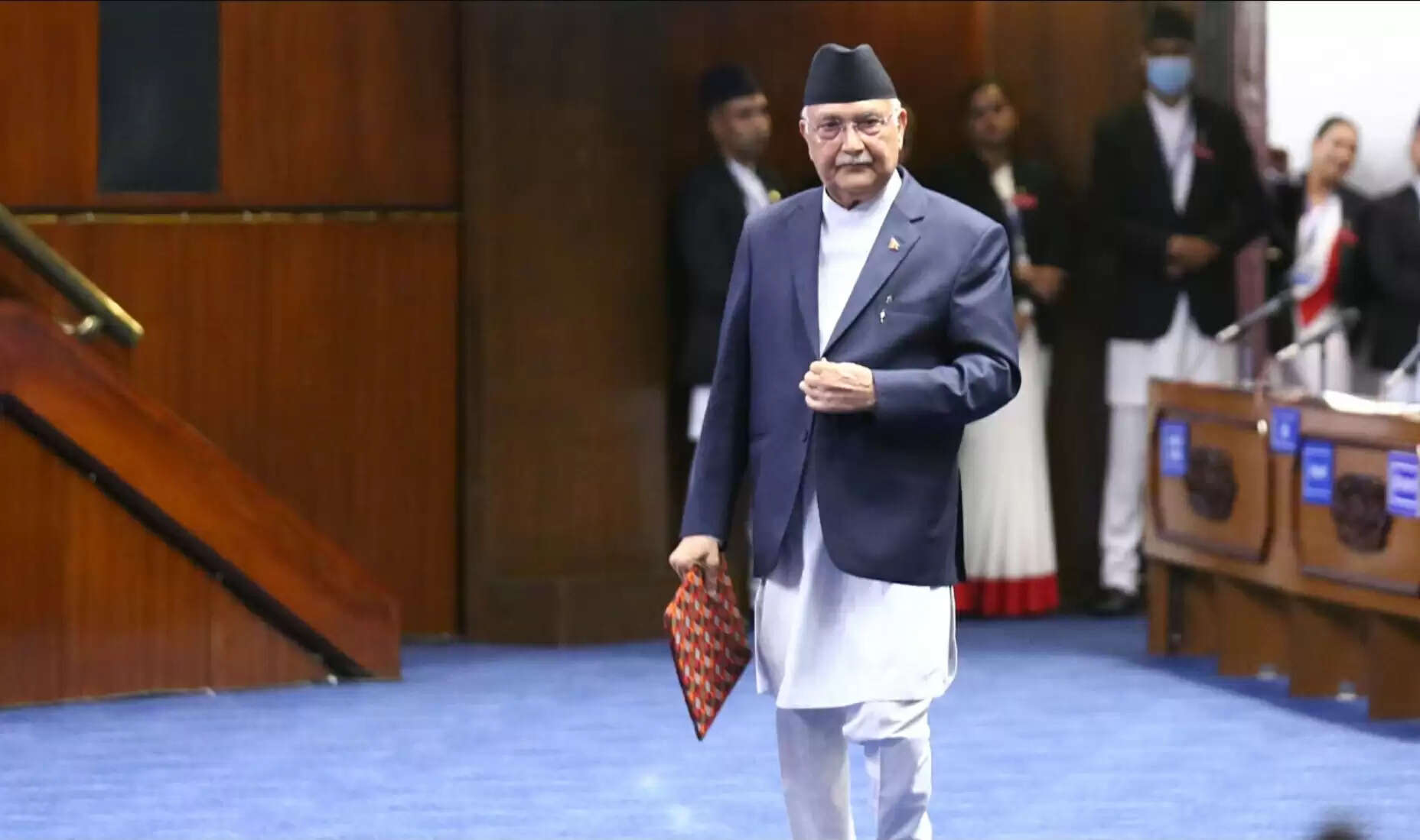 नेपाली संसद में विपक्षी दलों के विरोध के चलते प्रधानमंत्री ओली का संबोधन रद्द