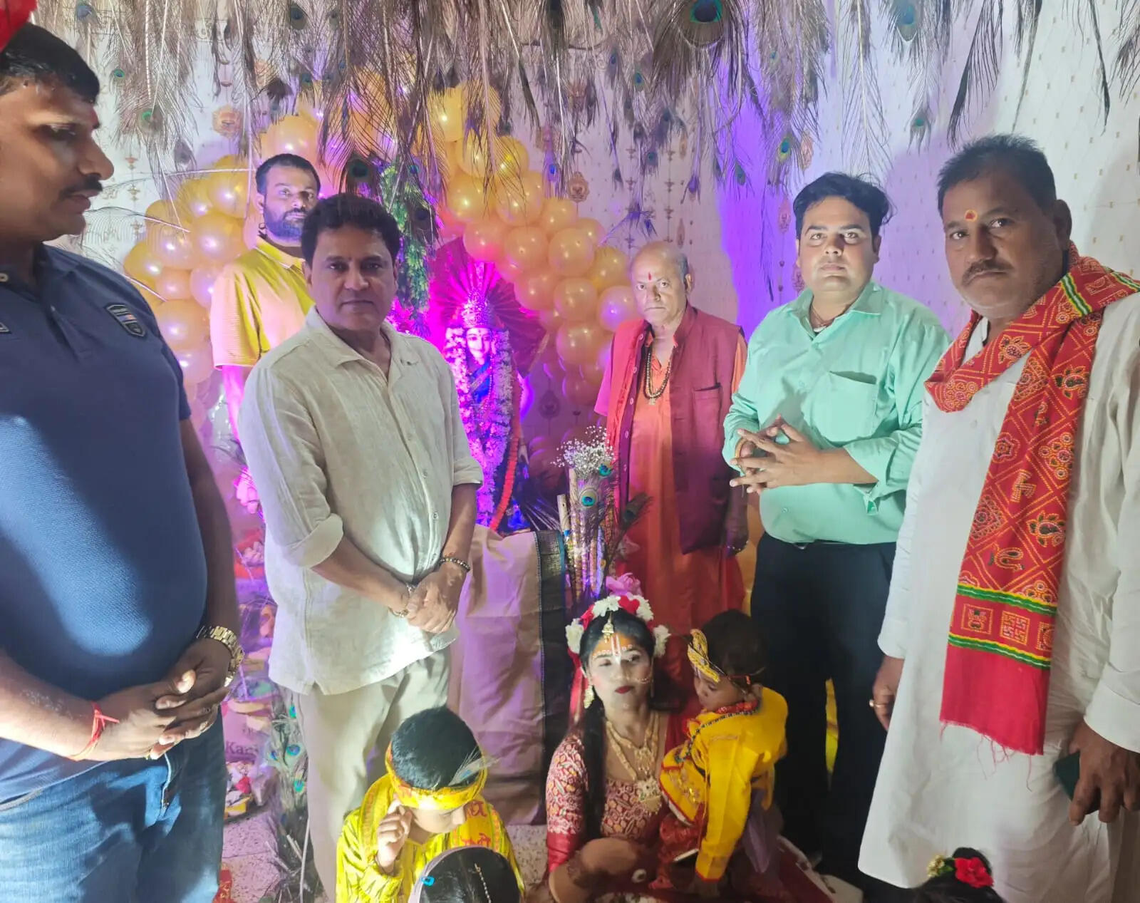 मोरहाबादी में गूंजे ‘जय श्रीकृष्ण’ के जयकारे, धूमधाम से मना जन्माष्टमी उत्सव
