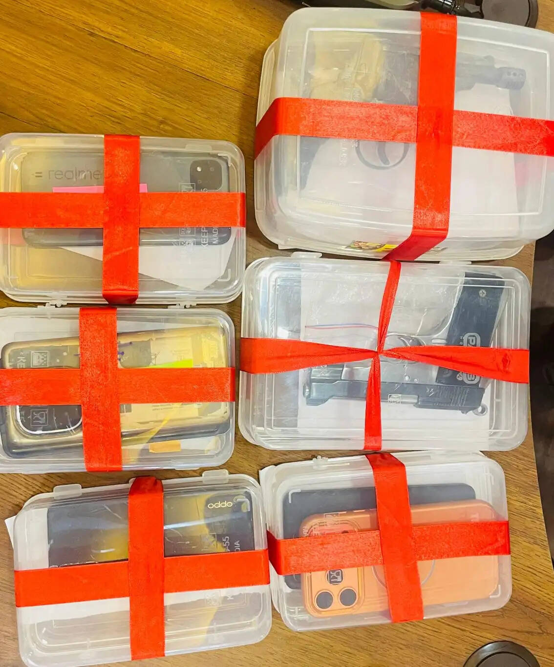 राहुल दुबे गैंग के सात अपराधी हथियार के साथ गिरफ्तार