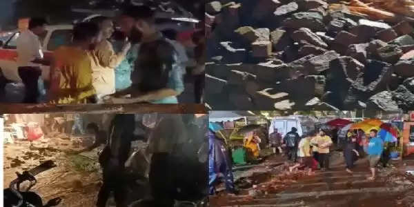 उज्जैनः महाकाल मंदिर के पास दीवार गिरने से दो लोगों की मौत, दो घायल इंदौर रेफर