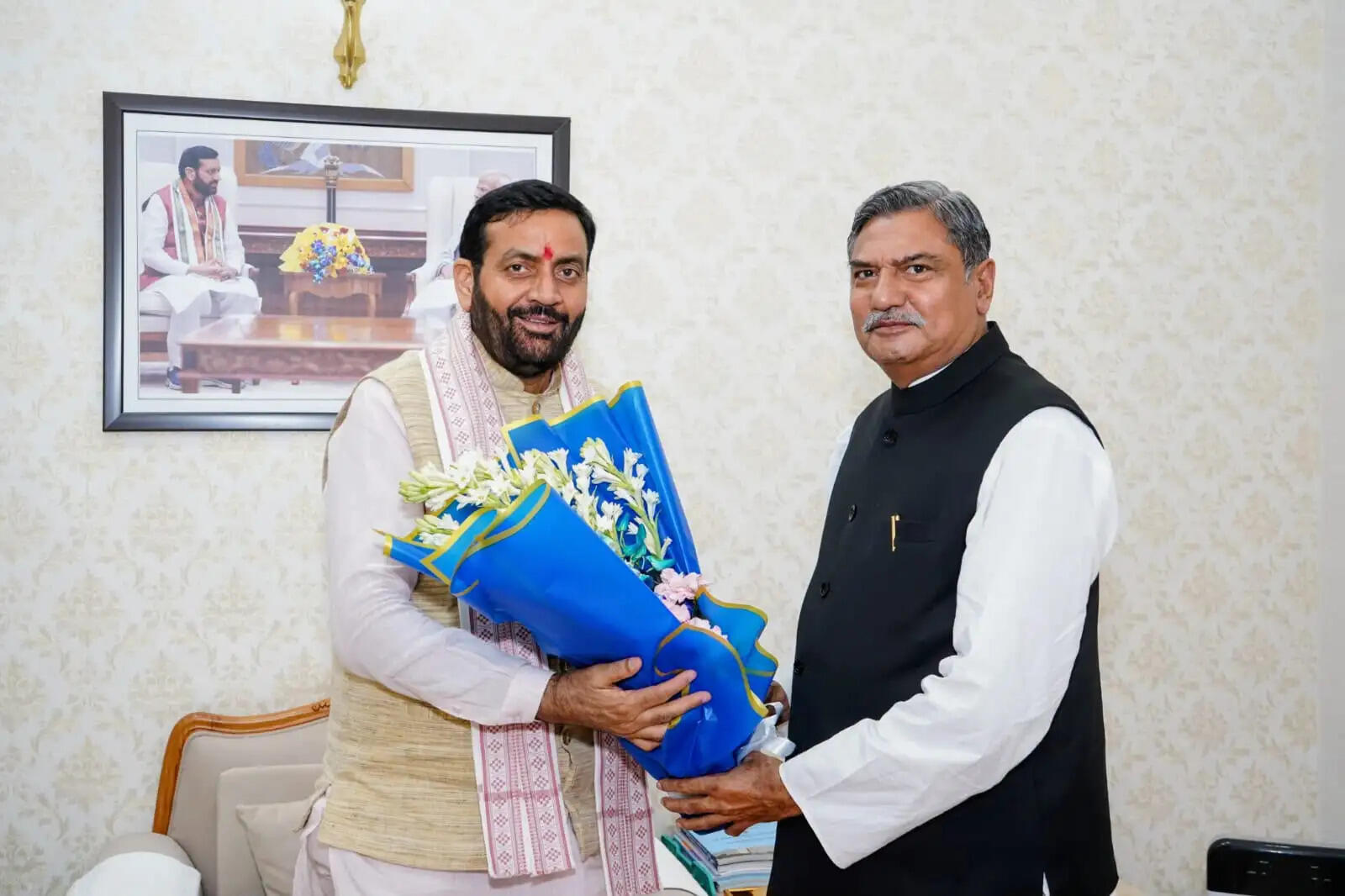 नूंह की समस्याओं पर मुख्यमंत्री से मिले जाकिर हुसैन,किया मंथन