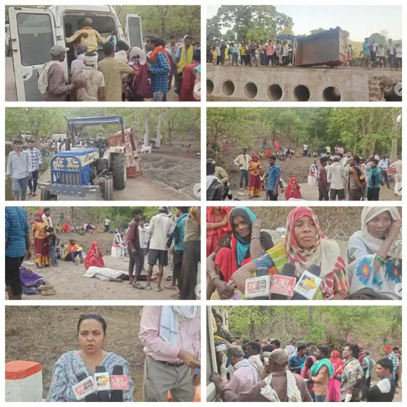 (अपडेट) उमरियाः ट्रैक्टर ट्राली पलटने से चार लोगों की मौत, 41 घायल
