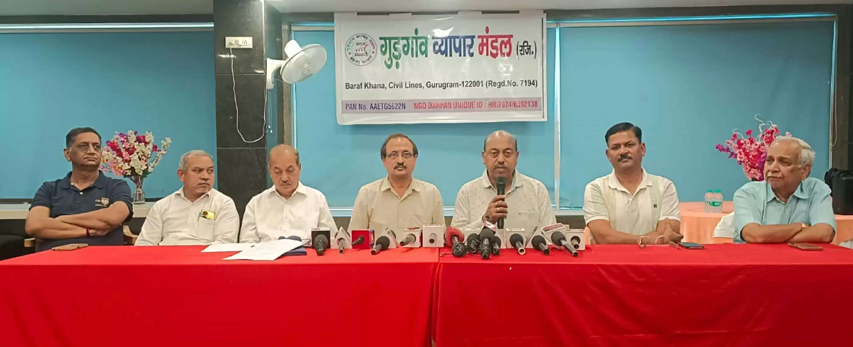 गुरुग्राम: फर्जी कागजों पर जमीन हड़पने में कामयाब नहीं होने देेगा व्यापार मंडल: मंगला