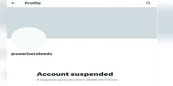 पाकिस्तानी स्पिनर अबरार अहमद को टीम में लेने के बाद सनराइजर्स लीड्स का एक्स खाता निलंबित