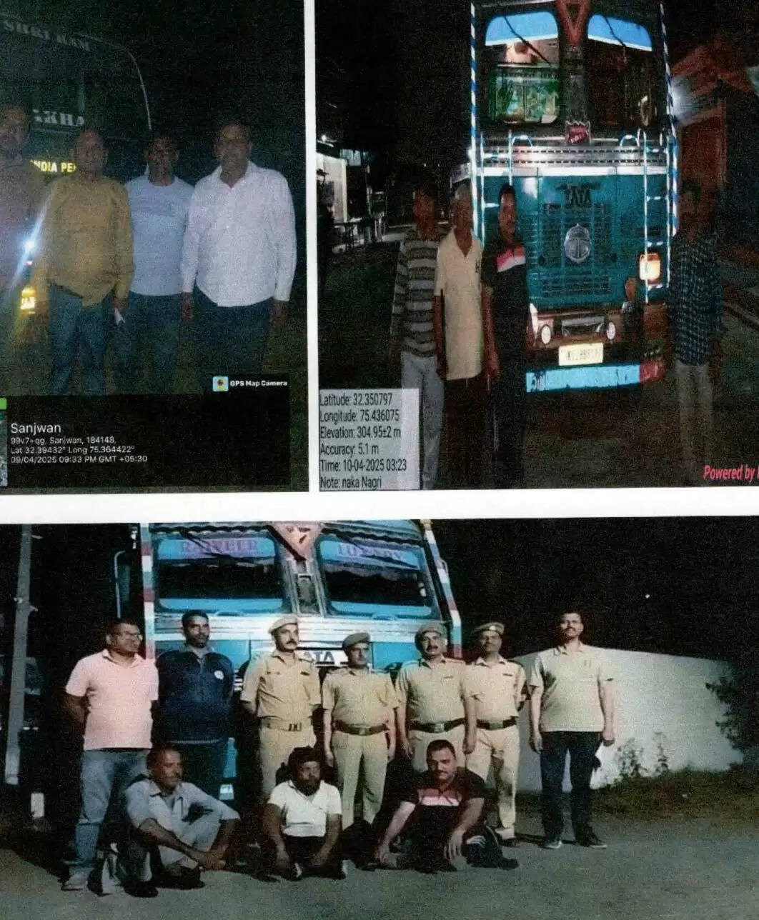 वन विभाग कठुआ ने पंजाब जा रहे लकड़ी के चार ट्रकों को किया जब्त