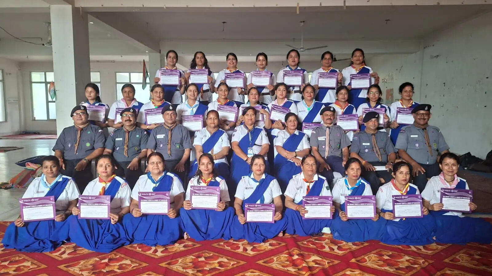 गुरु तेग बहादुर सीनियर सेकेंडरी स्कूल में सात दिवसीय बेसिक स्काउट व गाइड कोर्स