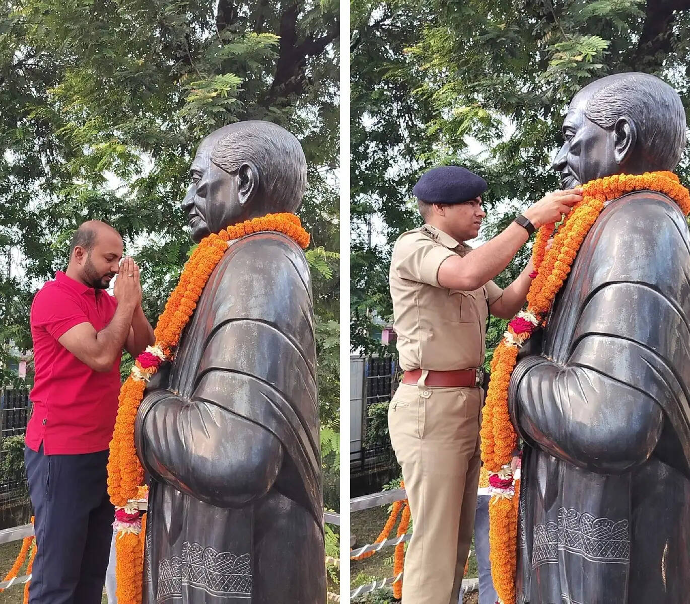 रामगढ़ में राष्ट्रीय एकता दिवस पर सरदार पटेल को किया गया नमन