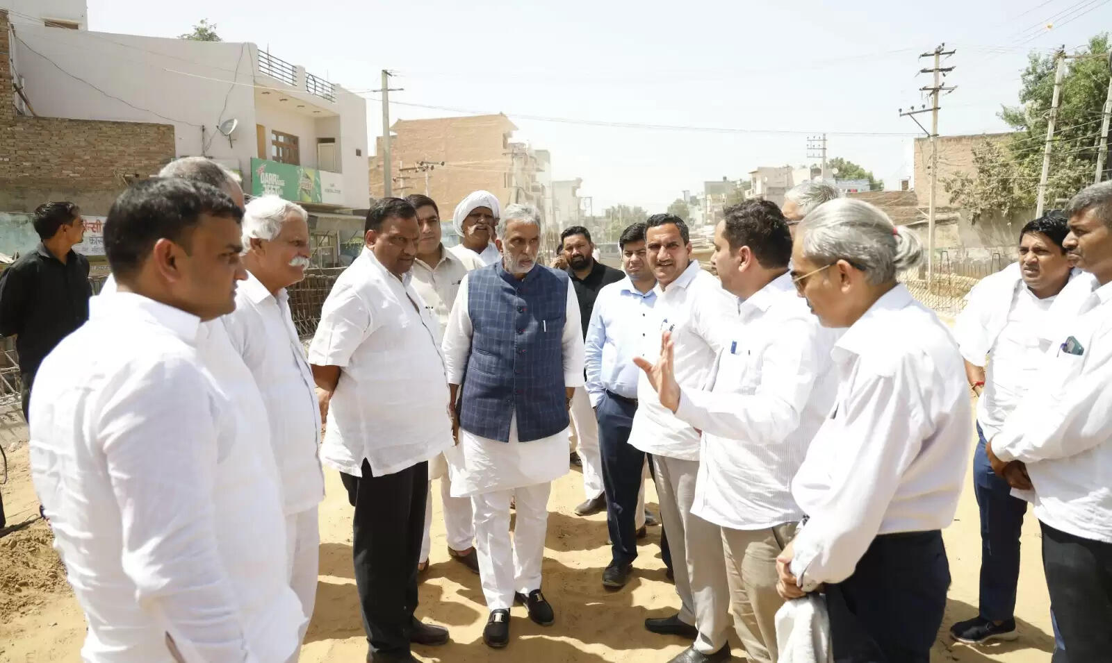 पलवल: रसूलपुर-पलवल रेलवे ऑवरब्रिज के प्रगति कार्य की करें डे-टू-डे मॉनीटरिंग: कृष्णपाल गुर्जर