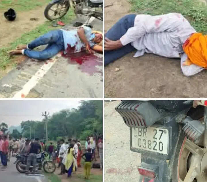 ई-रिक्शा और बाइक की सीधी टक्कर में दो युवक गंभीर रूप से घायल