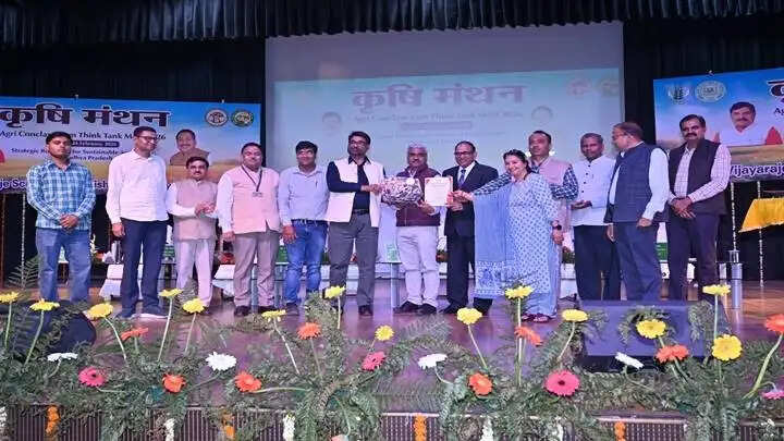 ग्वालियरः किसान कल्याण वर्ष के उपलक्ष्य में आयोजित हुए कृषि मंथन – 2026 का भव्य समापन