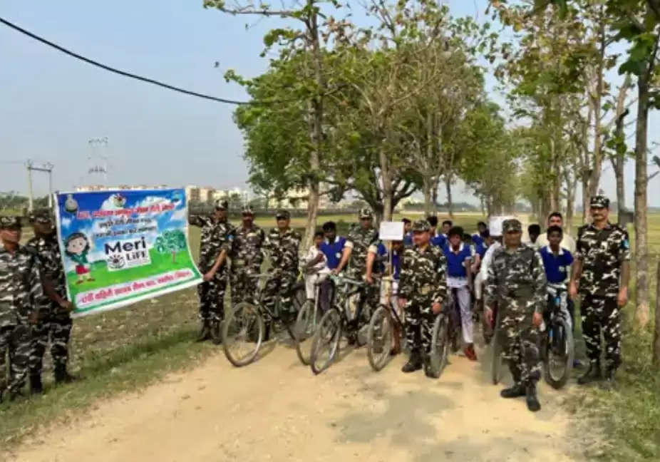 एसएसबी ने पर्यावरण सुरक्षा को लेकर निकाली जागरूकता रैली