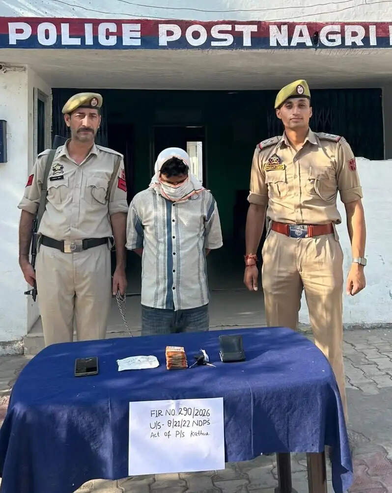चिट्टे के साथ नशा तस्कर गिरफ्तार