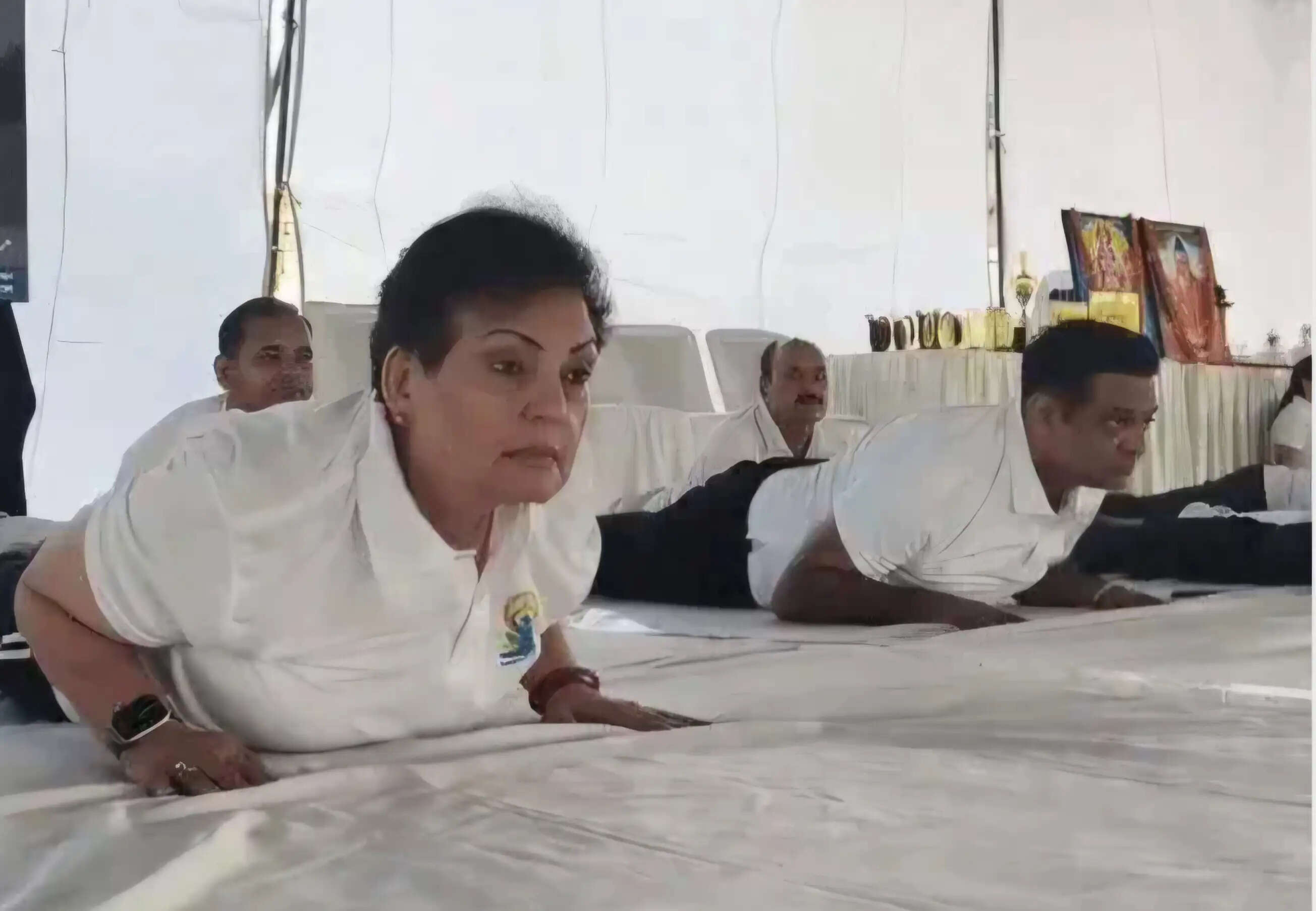 यमुनानगर:अंतरराष्ट्रीय योग दिवस पर उमड़ा जनसैलाब, सांसद रेखा शर्मा ने दिया स्वस्थ जीवन का संदेश