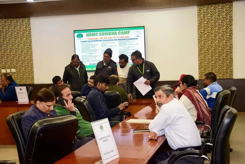 एनडीएमसी के सुविधा कैंप में 54 शिकायतें दर्ज