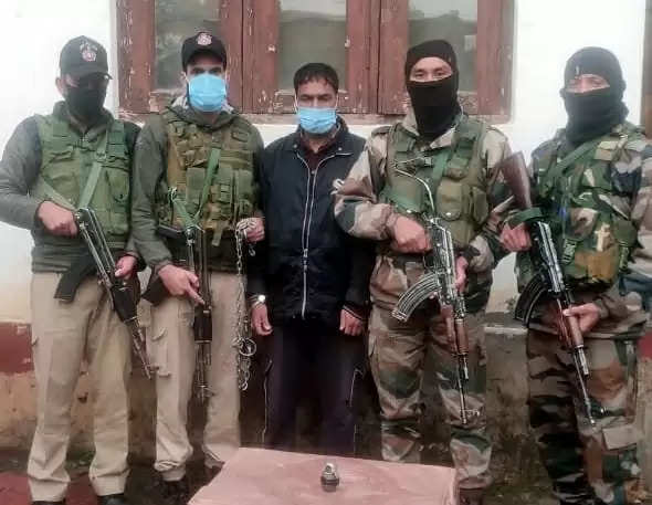 बारामूला से लश्कर-ए-तैयबा का आतंकवादी सहयोगी गिरफ्तार