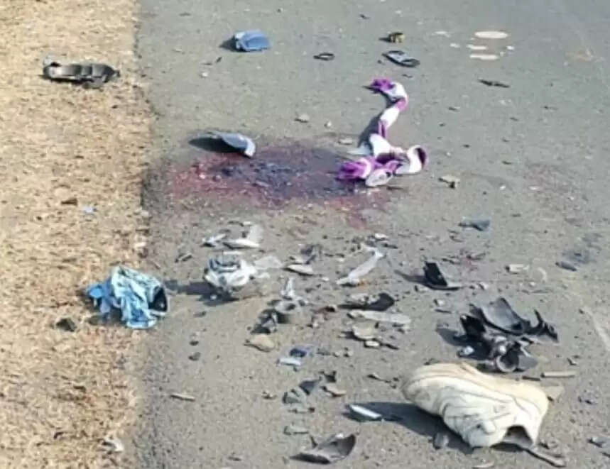 राजगढ़ःदो बाइकों की भिड़ंत में एक युवक की मौत, दो गंभीर घायल