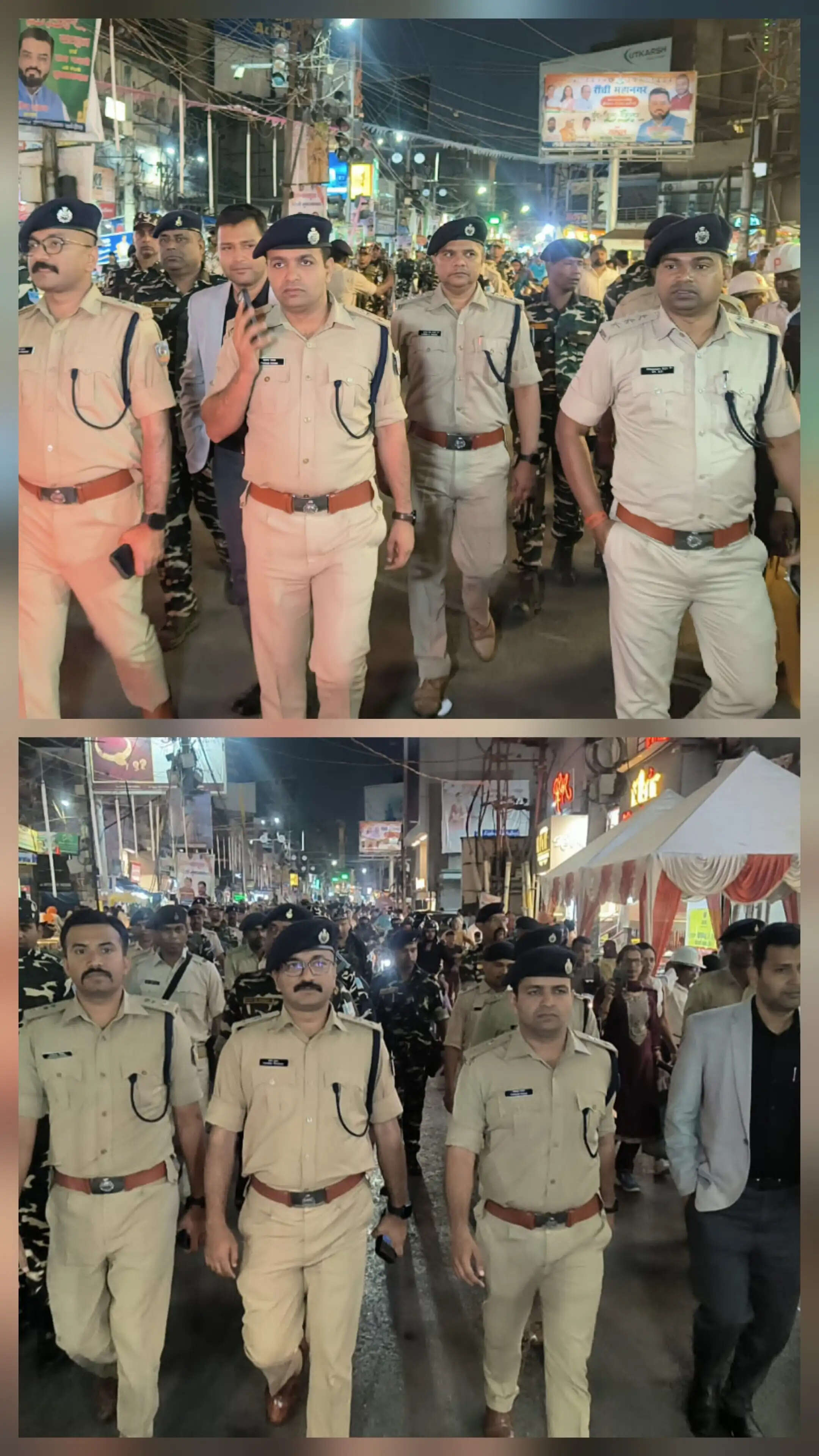 ईद और सरहुल को लेकर रांची में पुलिस का फ्लैग मार्च, सुरक्षा व्यवस्था कड़ी