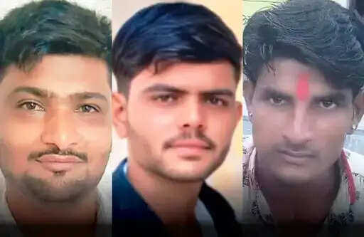 तेज रफ्तार ट्रेलर ने दो बाइकों को मारी टक्कर, तीन युवकों की मौके पर मौत