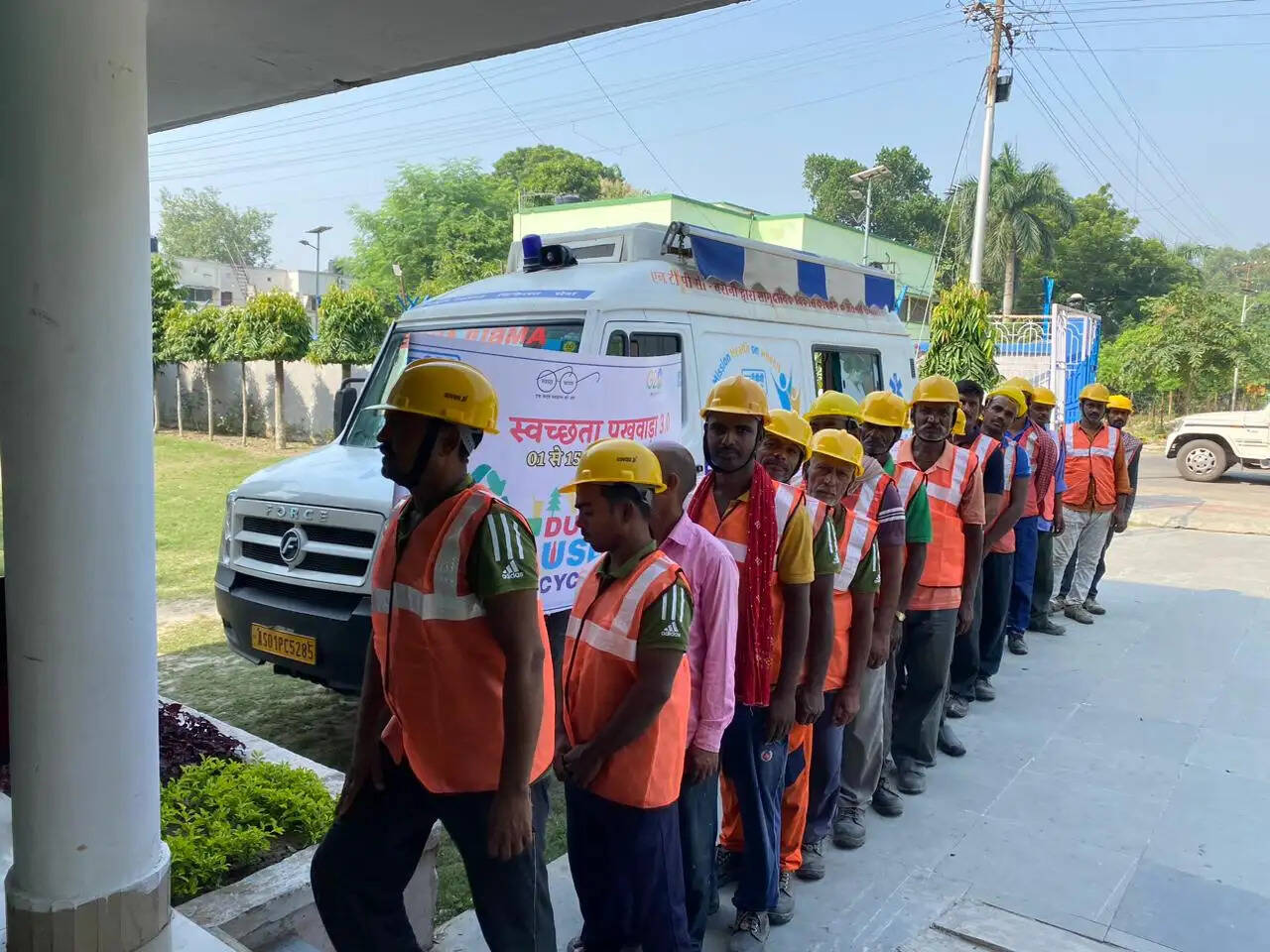 स्वच्छता पखवाड़ा के तहत एनटीपीसी बरौनी ने लगाया स्वास्थ्य शिविर