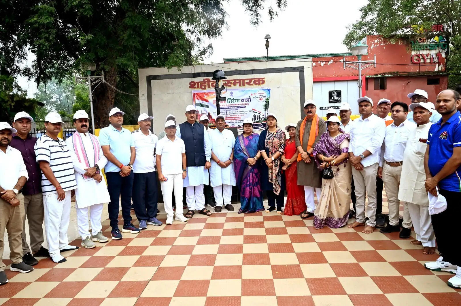 जांजगीर में निकली हर घर तिरंगा यात्रा, देशभक्ति के नारों से गूंजा शहर