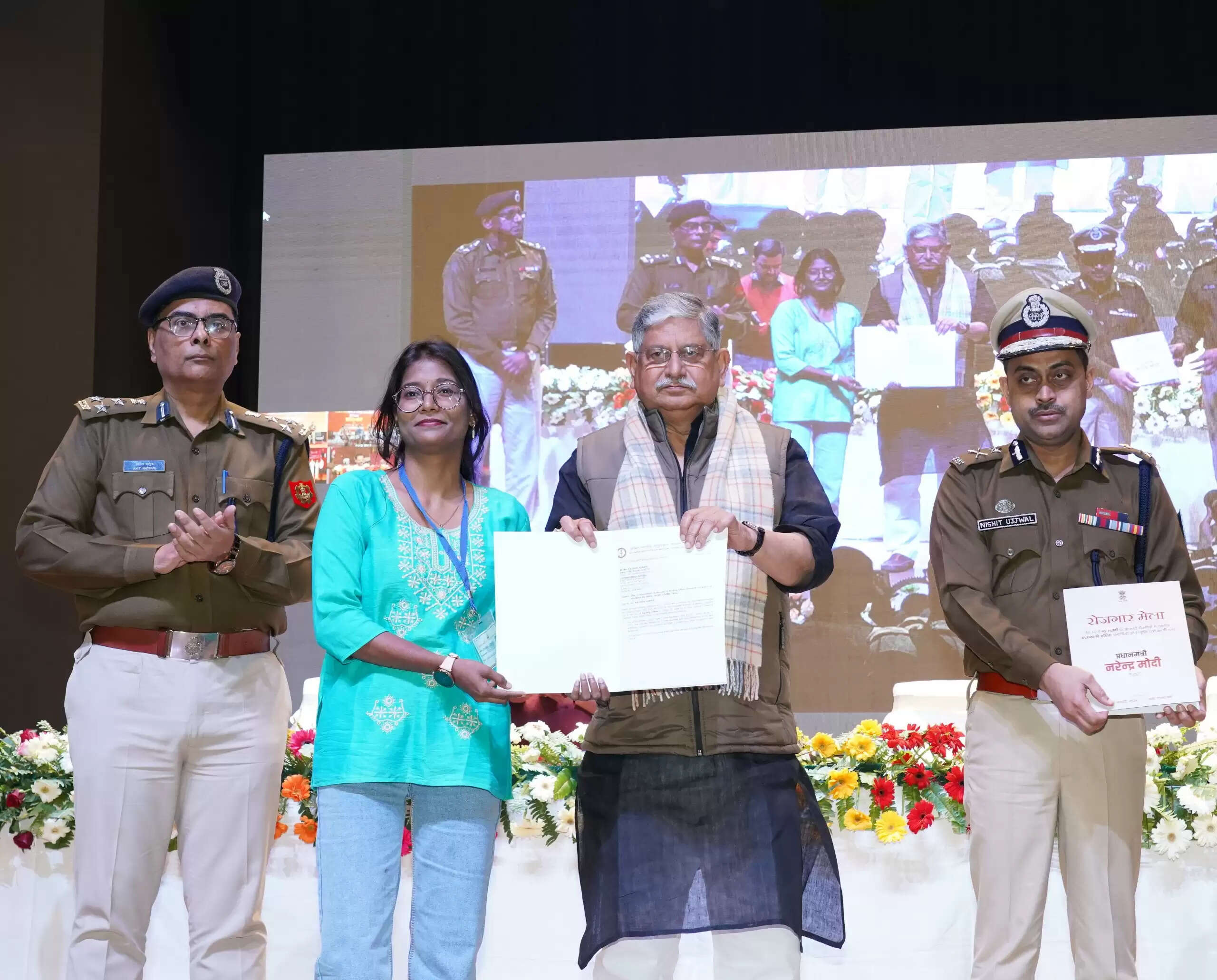 पटना में आयोजित रोजगार मेले में 447 अभ्यर्थियों को प्राप्त हुए नियुक्ति पत्र