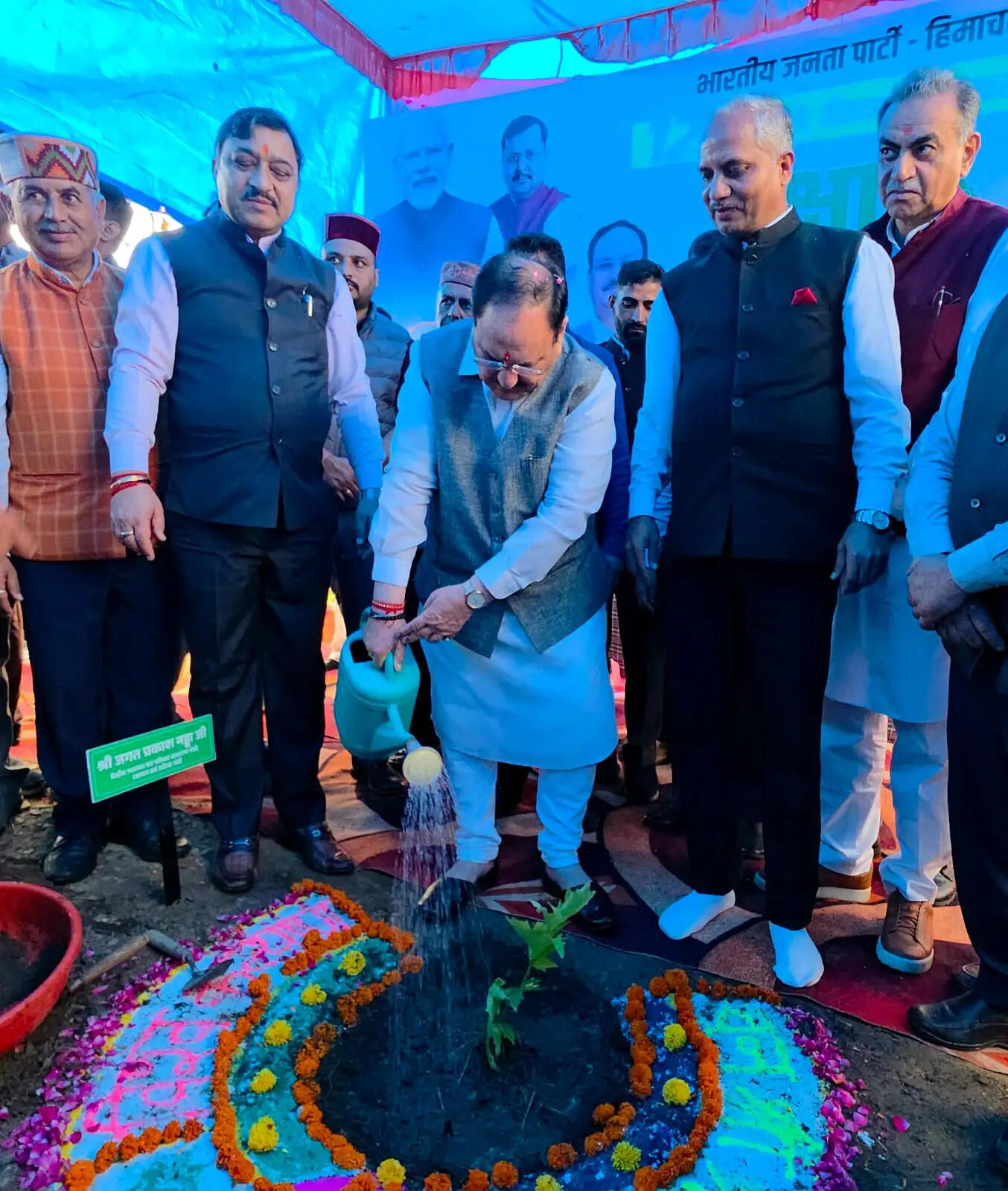 पेड़ लगाने से बड़ा कोई पुण्य कार्य नहीं : जेपी नड्डा