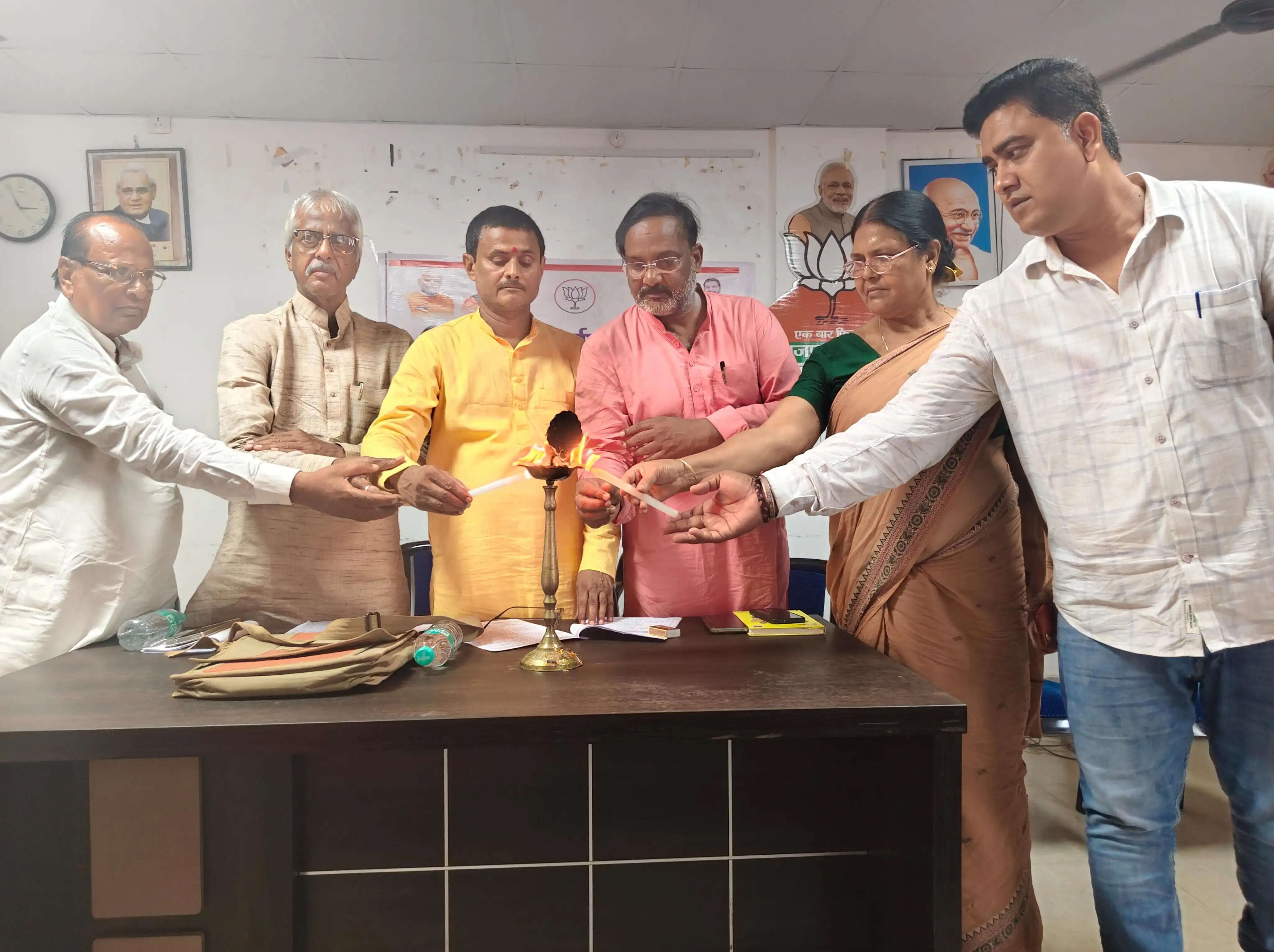 रविदास महाराज की 650वीं जयंती समारोह को लेकर भाजपा की ओर से कार्यशाला आयोजित