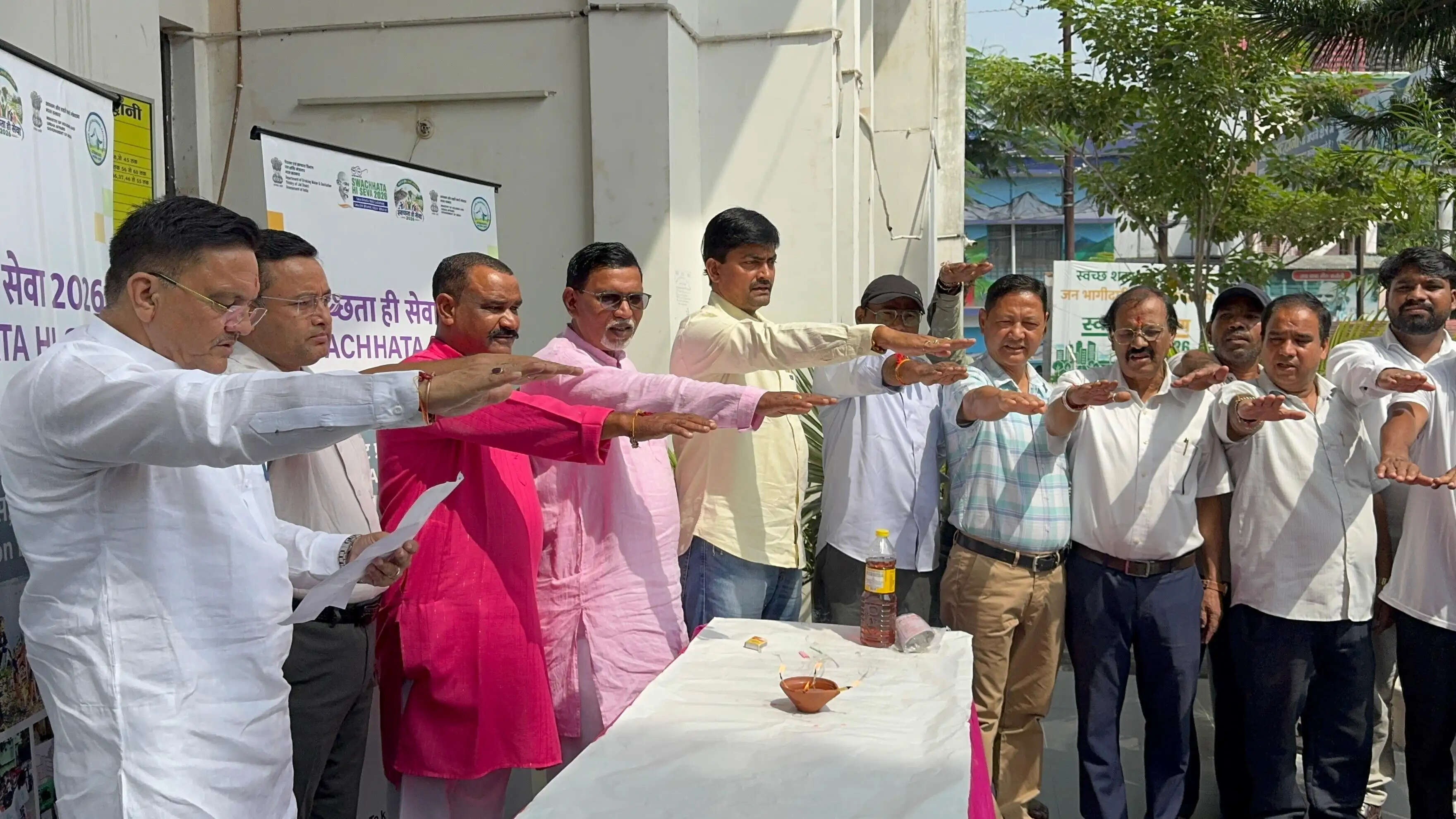 विश्वकर्मा पूजा के साथ ‘स्वच्छता ही सेवा-2026’ का आगाज महापौर ने दिलाई स्वच्छता की शपथ