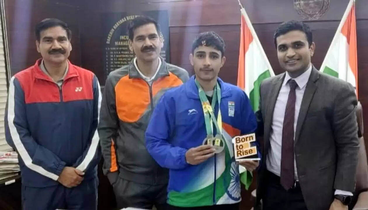 हिसार के विजेंद्र ने एशियन यूथ पैरा गेम्स में जीता दोहरा खिताब