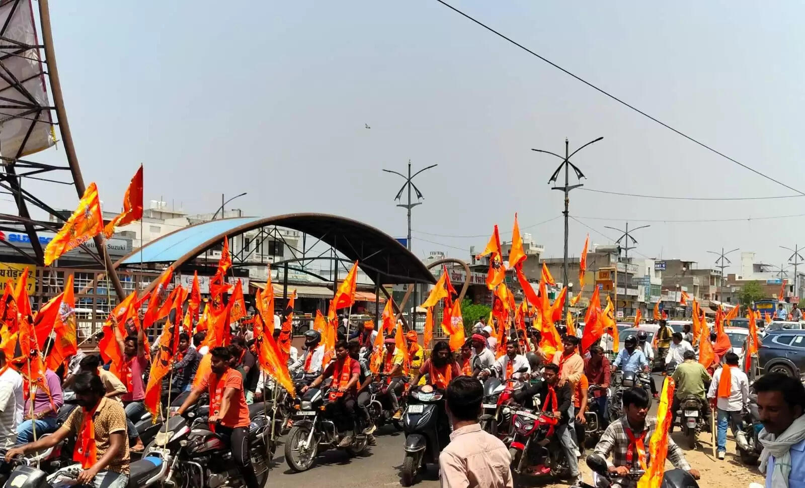 पहलगाम आतंकी घटना के विरोध में जयपुर में विशाल आक्रोश रैली