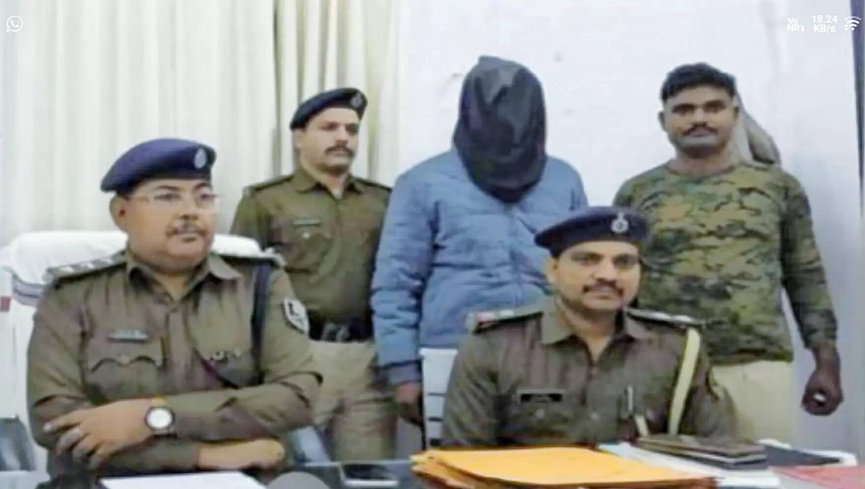 गोलीकांड में शामिल अभियुक्त गौरव कुमार झा गिरफ्तार, हथियार बरामद