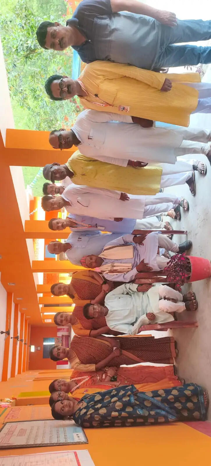 सरस्वती शिशु विद्या मंदिर में नव पदस्थापित प्रधानाचार्य का स्वागत