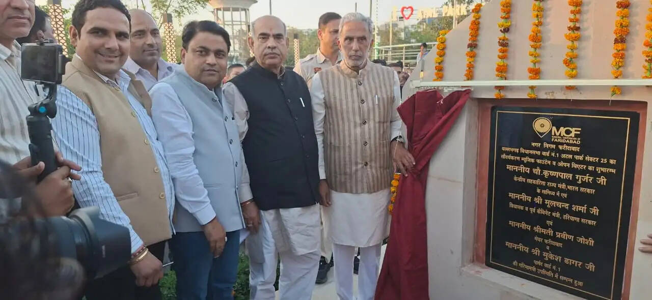 फरीदाबाद के समग्र विकास के लिए नहीं है संसाधनों की कोई कमी : कृष्ण पाल गुर्जर