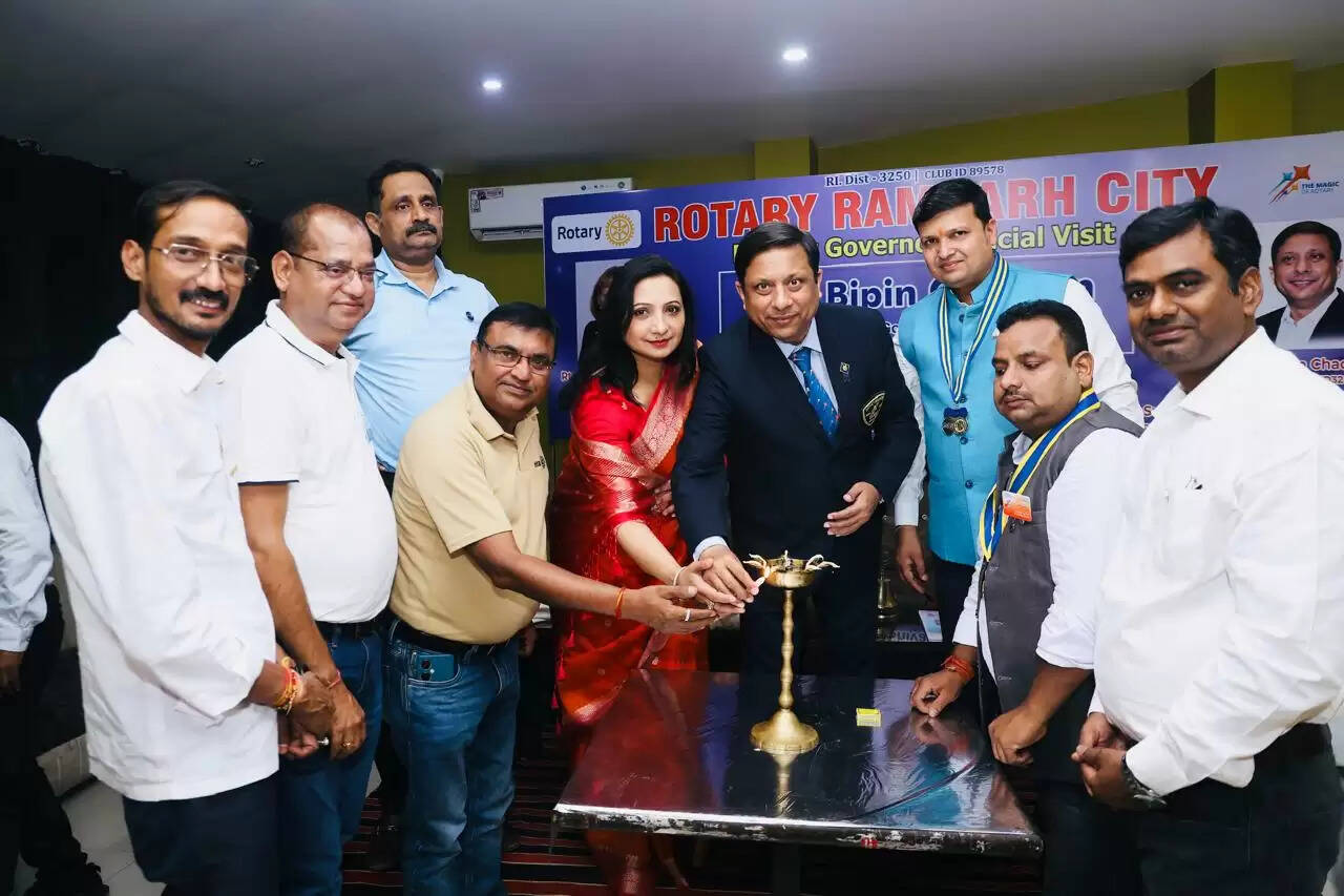 कम समय में रोटरी रामगढ़ सिटी ने अपने कार्यों से अलग पहचान बनाई : बिपिन