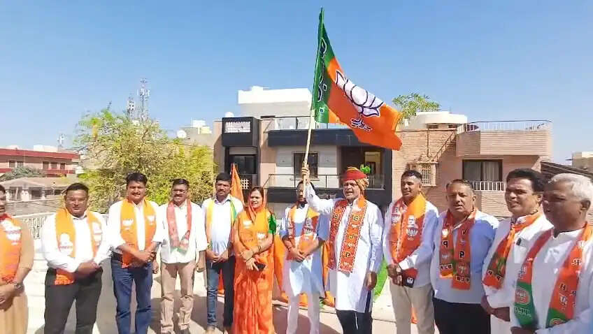 भाजपा ने धूमधाम से मनाया स्थापना दिवस, झंडारोहण किया