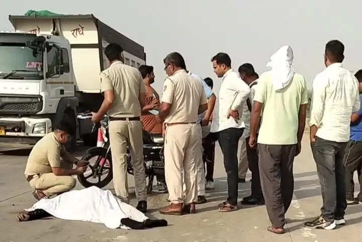सोनीपत: वाहन की टक्कर से बाइक सवार की मौत