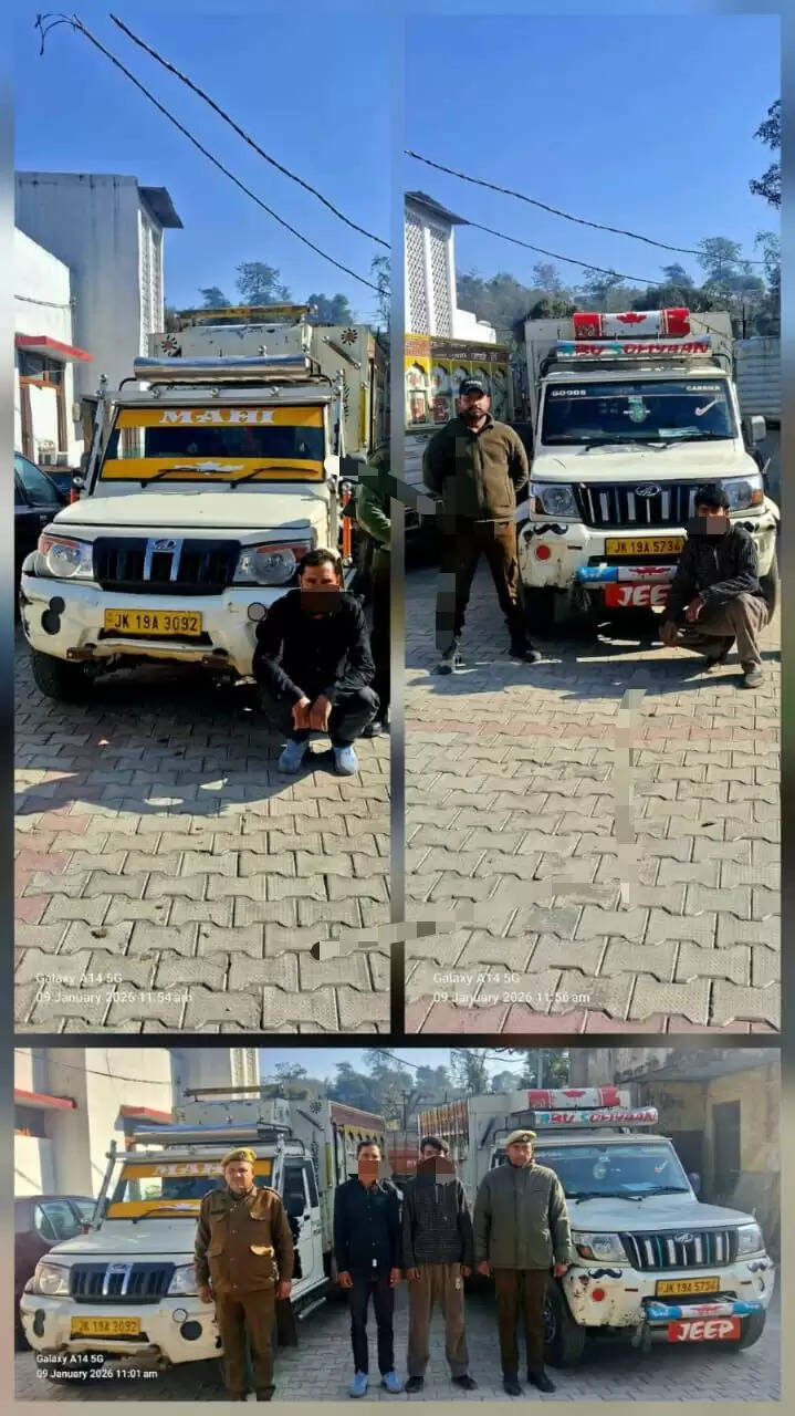 जम्मू पुलिस ने ऑपरेशन कामधेनु के तहत मवेशी तस्करी के दो प्रयासों को विफल किया