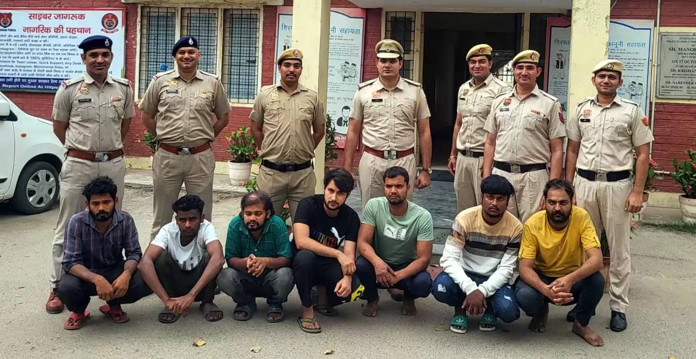 फरीदाबाद: साइबर पुलिस ने नौ मुकदमों में वांछित 22 आरोपियों को किया गिरफ्तार