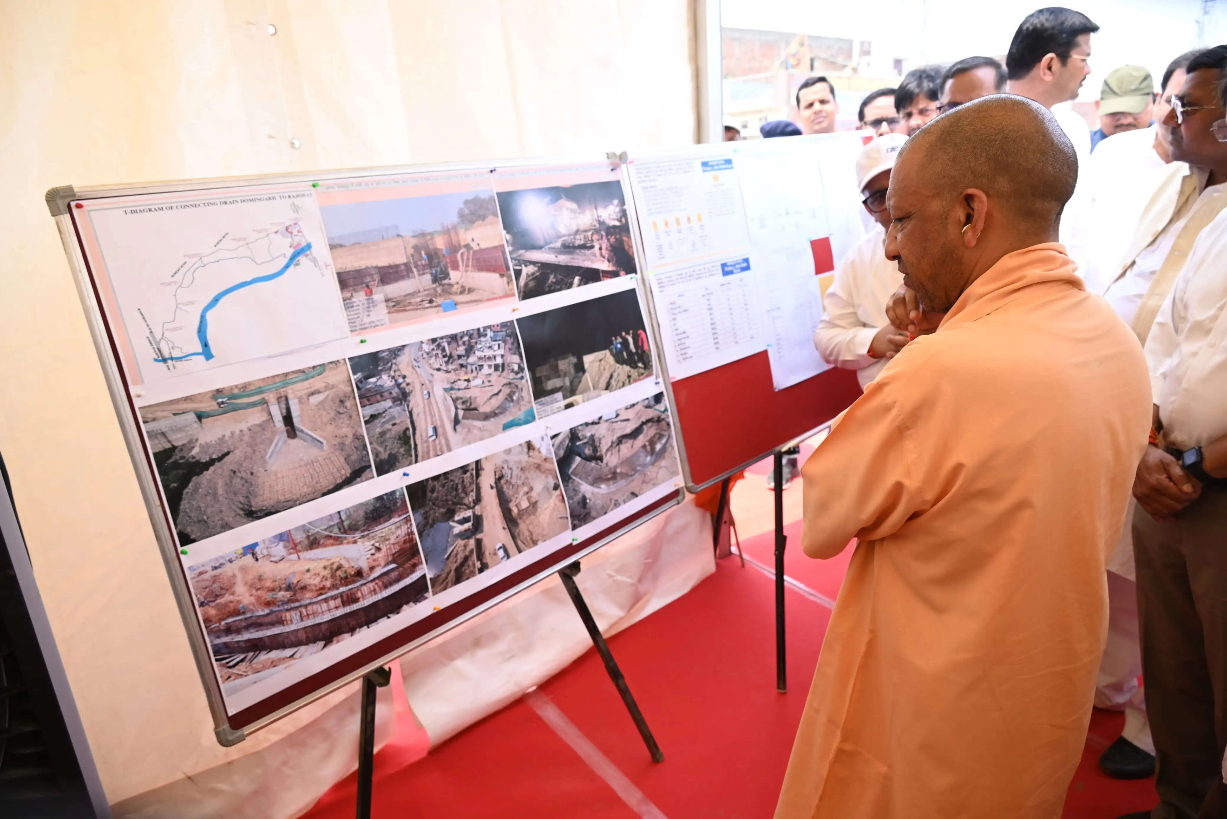 मुख्यमंत्री ने किया निर्माणाधीन डोमिनगढ़ बंधा फोरलेन सड़क और डोमिनगढ़ रेल उपरिगामी पुल का निरीक्षण