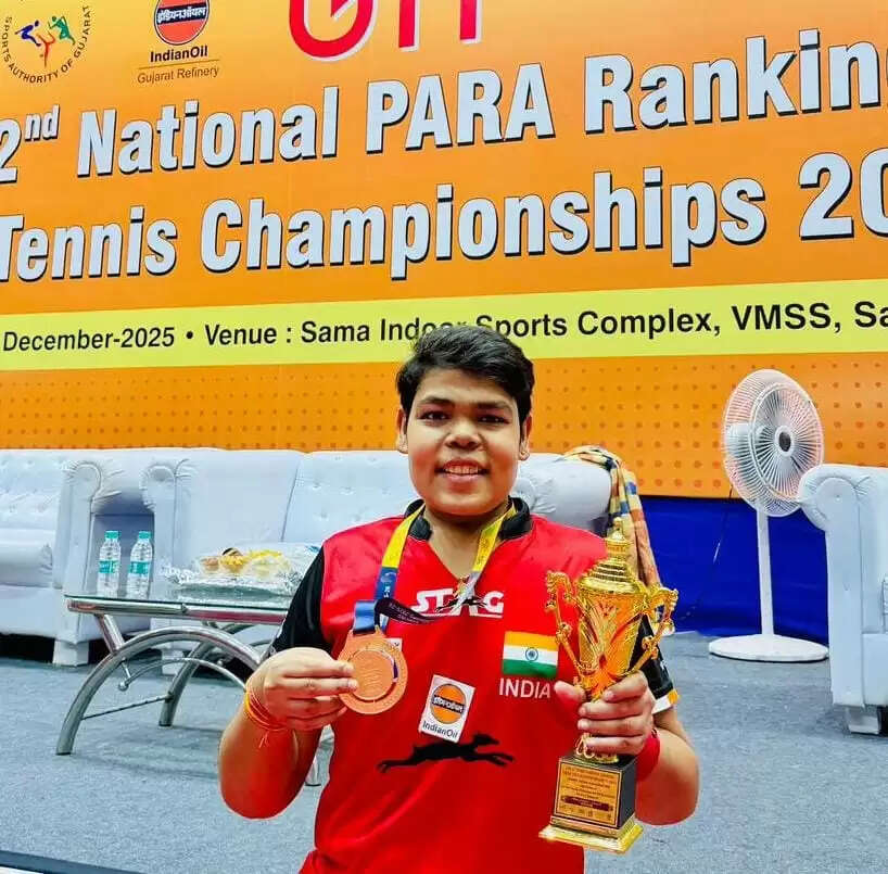 मुरादाबाद के कुणाल अरोड़ा ने नेशनल पैरा रैंकिंग टेबल टेनिस चैंपियनशिप में जीता स्वर्ण पदक