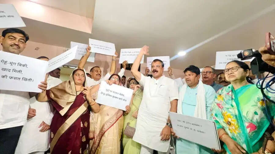 मप्र विधानसभा में यूसीसी को लेकर सदन के बाहर कांग्रेस का प्रदर्शन, भाजपा बोली- हर हाल में लागू होगा कानून