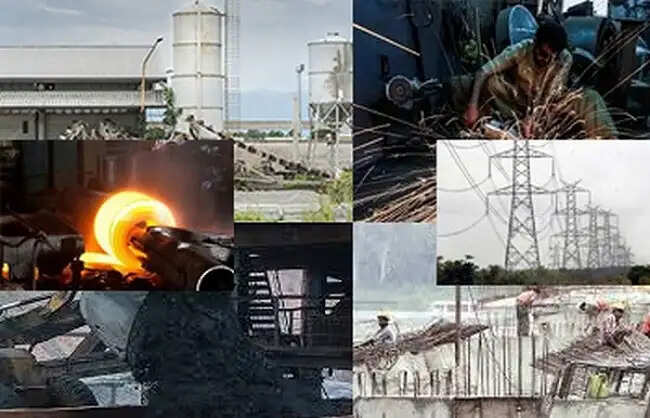 देश के आठ प्रमुख बुनियादी उद्योग का उत्पादन अप्रैल में 1.7 फीसदी बढ़ा