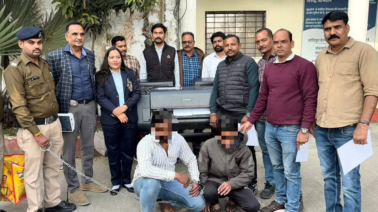 उज्जैन के जालसाज इंदौर में बना रहे थे जाली नोट, पुलिस ने किया गिरफ्तार