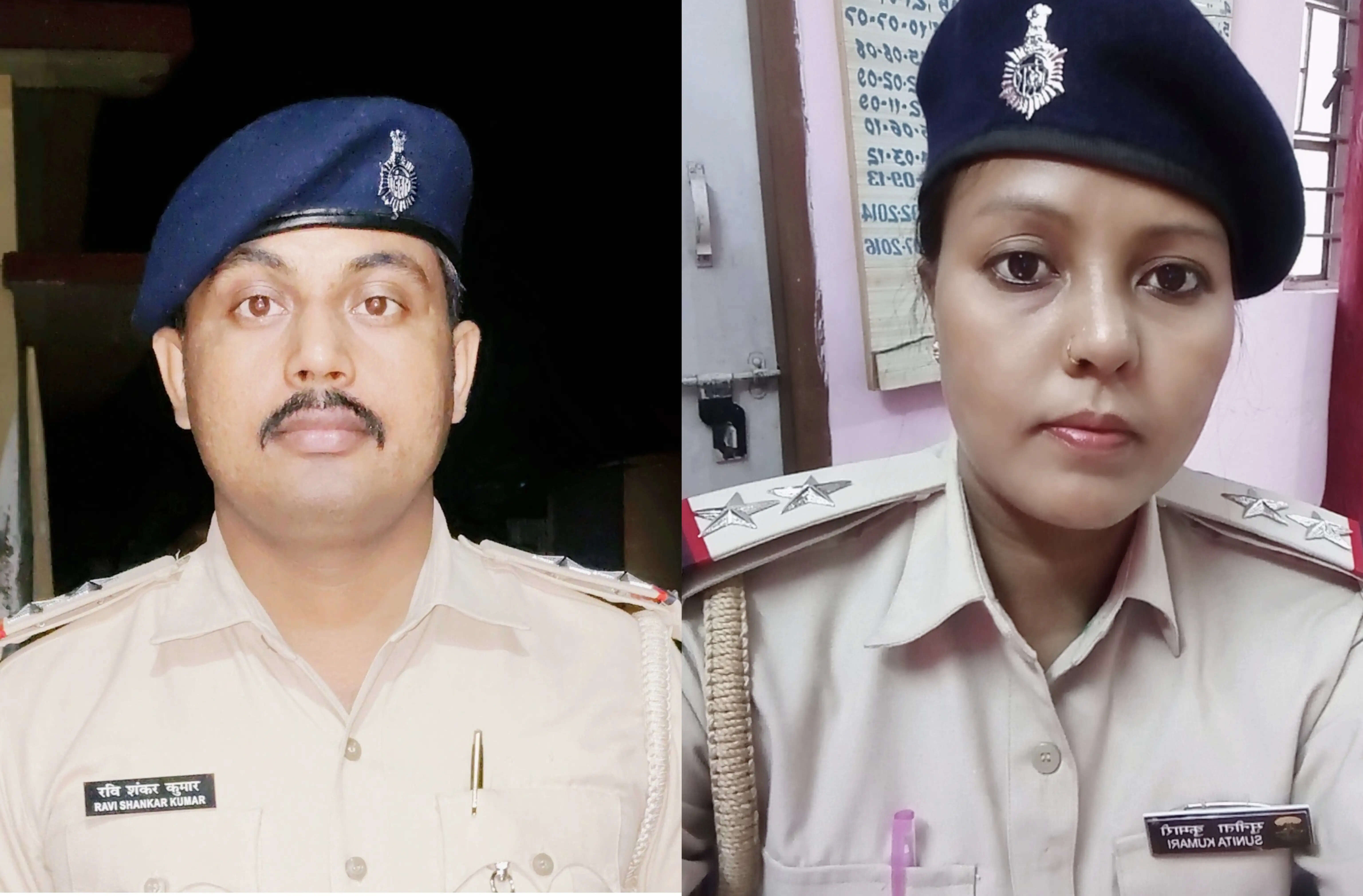 दो थानों को मिले नए थानाध्यक्ष, सुनीता कुमारी को गर्वनडांगा और रवि शंकर को गलगलिया की कमान