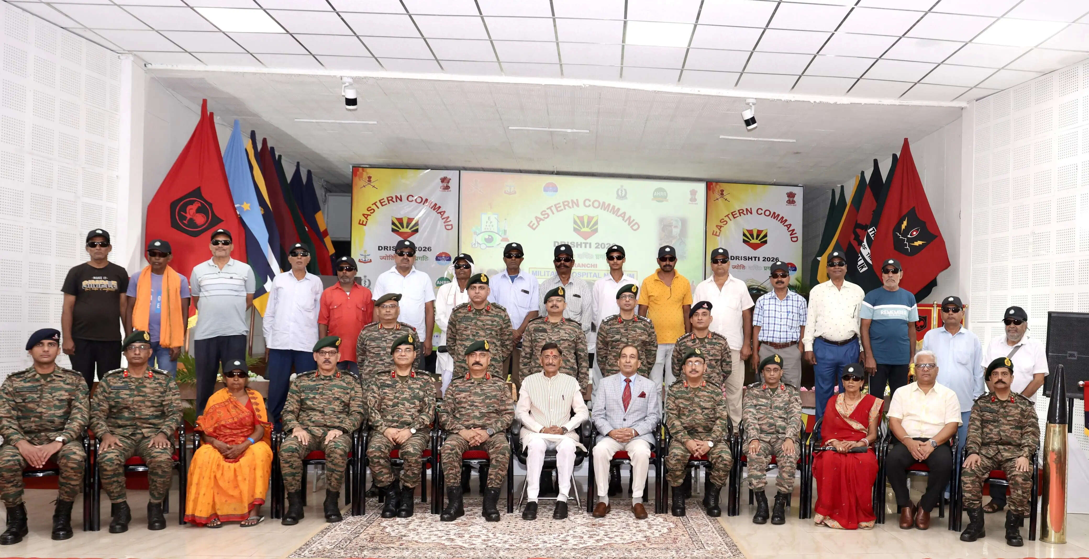 भारतीय सेना का मेगा नेत्र चिकित्सा शिविर ‘दृष्टि 2026’ नामकुम में संपन्न